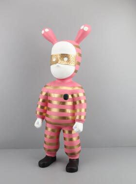 北潮兔子人雕欧塑落玩地大堂摆件样1111板房电视柜客厅酒店商场大