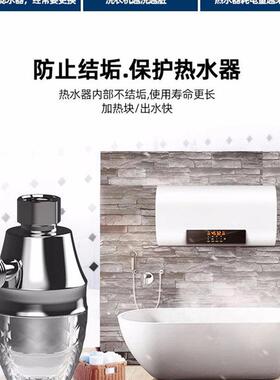 软水器阻垢大师前置过滤器不锈钢家用扫地机器水垢洗衣机花洒马桶