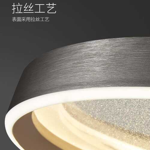 【红卧室间吸顶灯网北欧衣帽简房间圆形极现代繁星吸顶灯】创意 - 图2