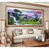 Mona Lisa Cross Emelcodery Новая гостиная значительная приветственная сосна упрощенная современная вода Shengcai горная вода висящая картина