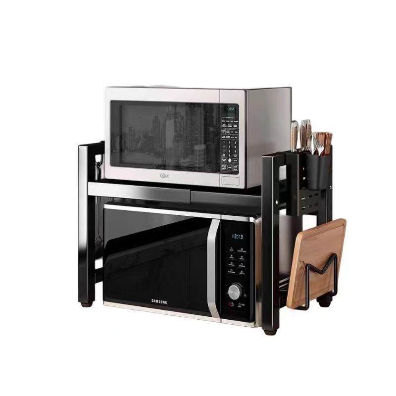 烤箱双层碗盘架烤箱微波炉双层置物架架子整理架电饭锅桌面收纳架,淘宝优惠券,粉丝福利购,淘宝优惠卷