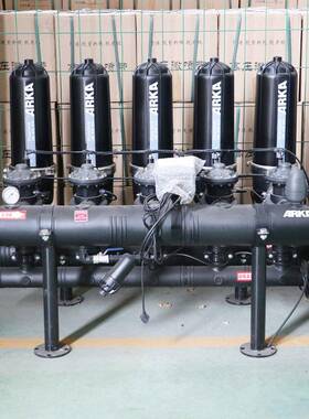 农用过滤器灌溉设备钢制过滤器农田全自动反冲洗砂石过滤器