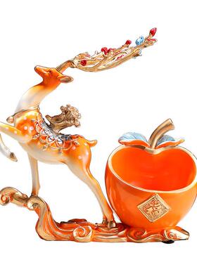 高档客入户进TZQ门玄放钥匙关收纳乔迁居礼品厅装饰品新创意招财