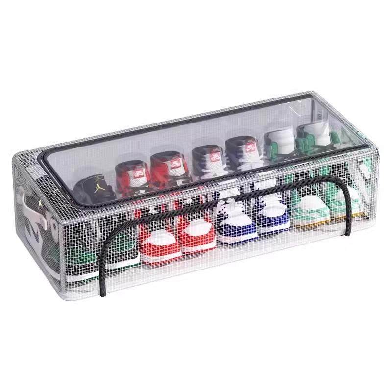 鞋盒鞋子收纳神器透明省空间防尘鞋柜放靴子抽屉式床底可折叠鞋架,淘宝优惠券,粉丝福利购,淘宝优惠卷