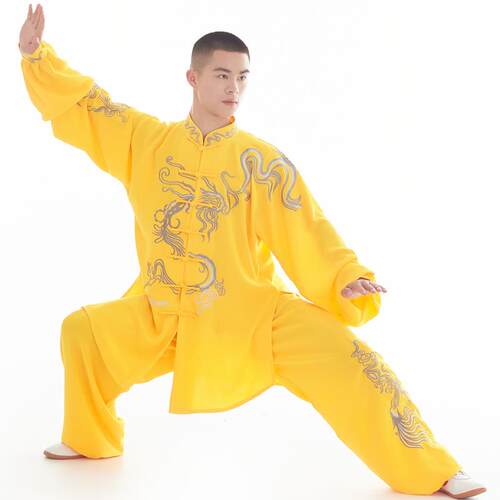 新款恋太服极新款刺绣太极垂服绣花表演服武术春练功服男女款秋季 - 图0