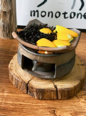 森林秘境 手工粗陶烘烤炉 烤茶炉 烤雪松 扩香炉 香薰炉