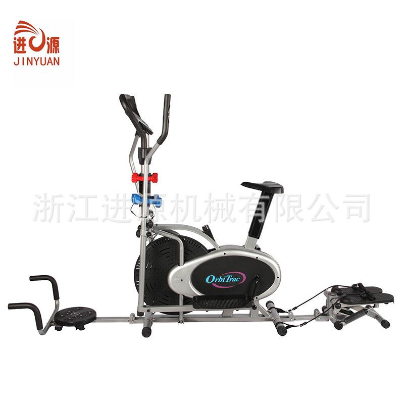 Multifunctional four-in-one fan bike, elliptical machine, slimming fitness club, spinning bike, stepper, magnetically controlled bike