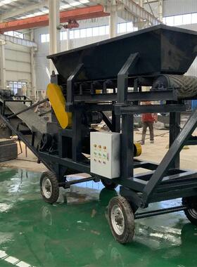 柴油动力湿黏土营养土育苗粉土机 朝辉小型土壤种植泥土粉碎机