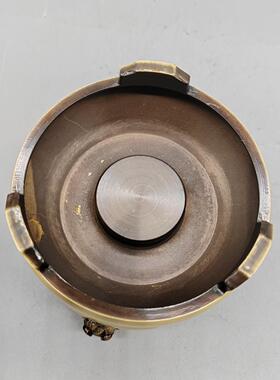 仿来古做旧铜铜摆件旋转烟灰缸意创摆件PJE四方财烟灰缸古玩收藏