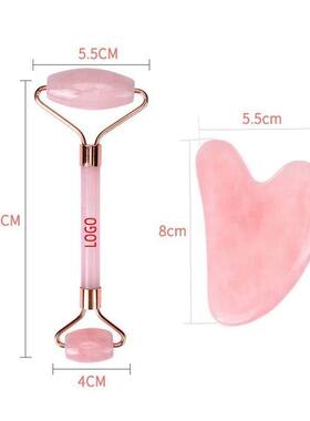 Jade Stone Facial Massage Roller Guasha Board Facial Beauty