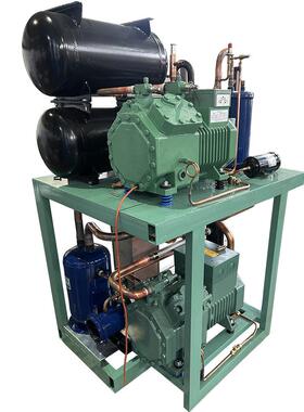 3P水冷式R32超低温-50'C冷凝机组实现-20~-50°C之间效搬运热量