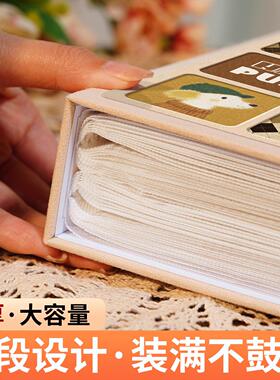 小相册本大容量照片收纳本家庭插页式345寸6相簿幼儿园记录册