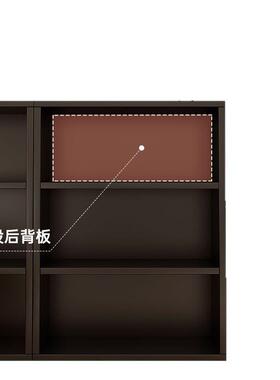 书柜黑色格子柜ZHK落地物客厅收纳柜储物柜子墙电置视矮柜书架柜