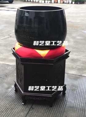 法器高级铜罄大庆3寸-24寸黑色台湾铜磬铜钵佛音碗修行大小钵铜庆