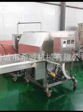 麻薯裹巧克力上浆机 威化饼干上浆裹糖机小饼干裹巧克力淋浆机
