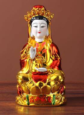 陶瓷厅南海观音RQM佛供奉家用观像世音菩萨像客摆神件精品送礼吉