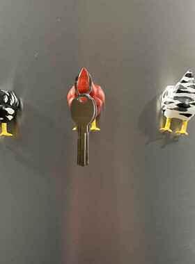 跨境鸡屁股磁铁鸡屁股搞笑装饰品创意艺术设计强力磁铁鸡套装家居