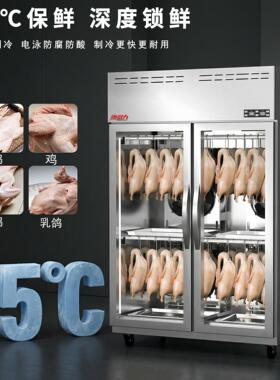 燃引力商用风干晾鸭柜烤鸭烧鹅乳鸽五花肉智能解冻除湿保鲜晾胚柜