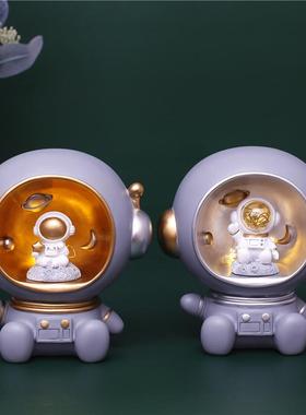 创意礼品太空人小夜灯太空灯送同学客厅卧室装饰存钱罐宇航员摆件