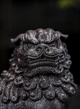 直销新款狮子摆件一对招财镇宅物件北京狮办公室客厅装饰品入户门