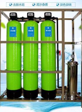 锅炉软化水设备1-100吨  工业软水机 软化水器过滤器水处理设备