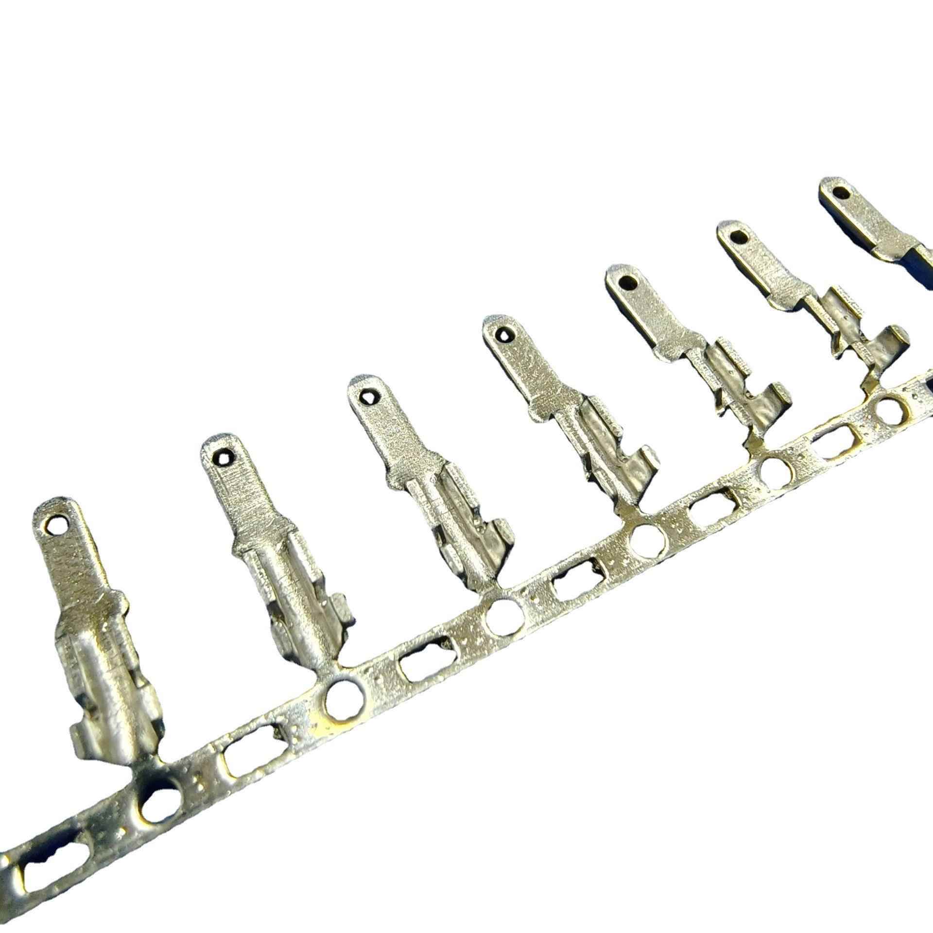 2.8压线插片110接线插片连带0.8厚公母铜端子-0.5对插连接器 - 图3