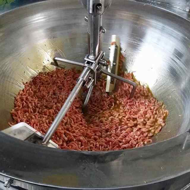 Long beef sauce stirring and stir-frying machine, hot pot base sauce sauce seasoning equipment, chili ze frying pot