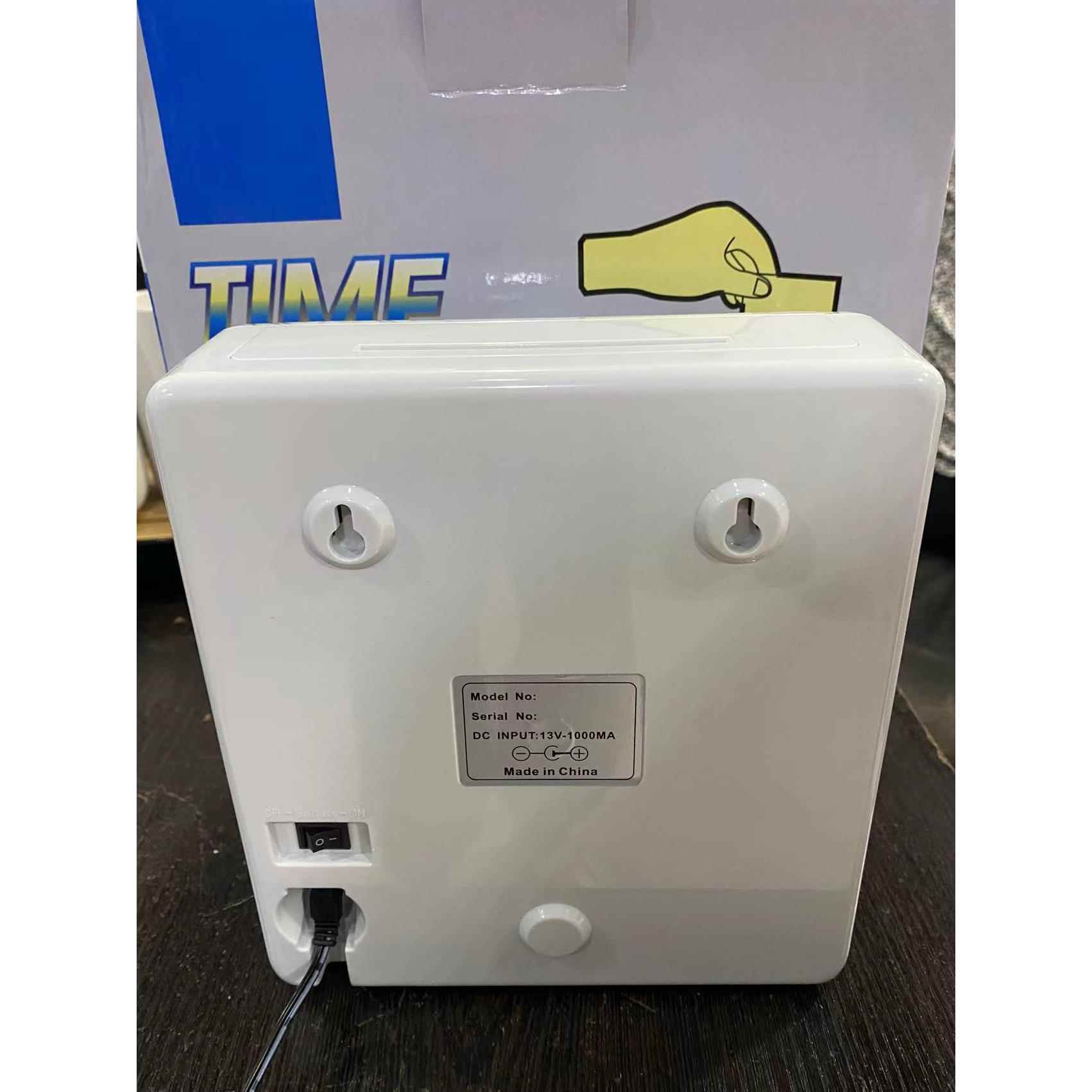 Punch card machine microcomputer power outage clock clock Zhongaibao card clock multi-foreign trade clock face attendance machine key-free time clock