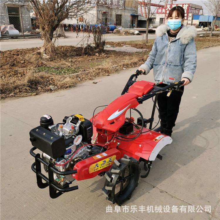 Agricultural micro tiller, gasoline 170 model 7.5 HP orchard rotary tiller, vegetable garden micro rotary tiller