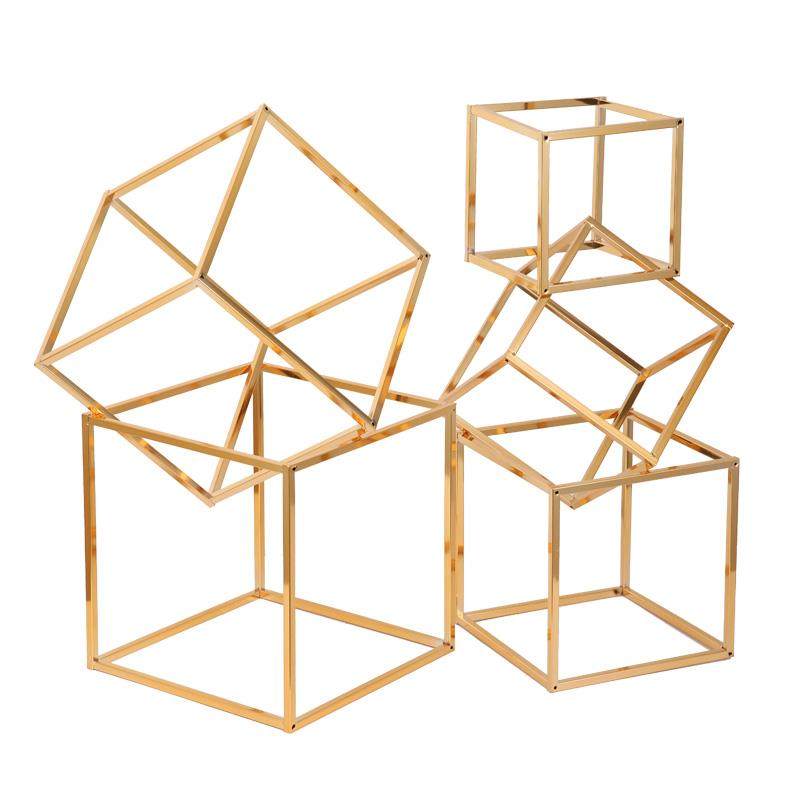 婚礼道具锻铁方形货架方形框架婚礼花架欢迎区场景布局饰品几何路,淘宝优惠券,粉丝福利购,淘宝优惠卷