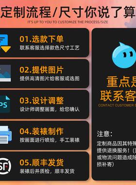 来图定制婚纱照酒店艺术照动漫美容院全家福服装珠宝店晶瓷画画镶