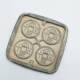 Miscellaneous antiques, antique copper coins, qianfanqianmiao, five-bead coin casting bronze crafts
