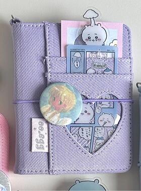 Original ooegg Denim Heart M5 Binder Kpop Photocard Holder