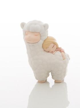 可米生活 白夜童话 牧羊·午后Lite植绒款摆件车饰品礼物小礼品