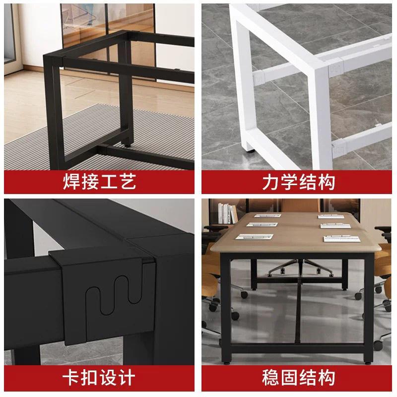 茶几支架框架双层置物茶几底座家用办公桌架加厚加固客厅直脚桌腿 - 图2