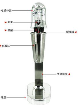 家用商用110V奶昔机奶茶搅拌机机奶泡搅拌机双杯鸡尾酒搅拌机