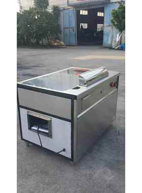 GH-68A燃气长方形铁板烧GH-88A商用带抽风牛扒不锈钢排烟薯条