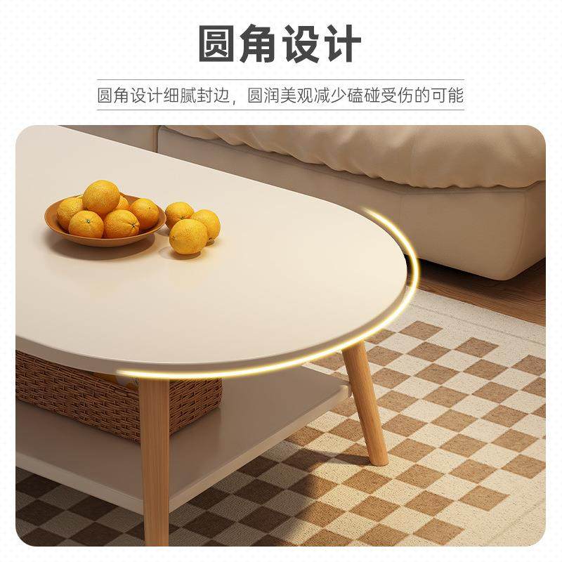 茶几小户型家用客厅沙发茶桌实木腿小矮桌出租屋现代简约小桌子,淘宝优惠券,粉丝福利购,淘宝优惠卷