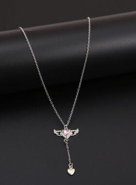 Cupid Heart Choker丘比特之心项炼女锁骨炼闺蜜礼物轻奢心形颈炼