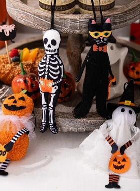 1pcs Halloween Hanging Pendant Pumpkin Black Cat Ghost Skull