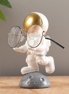 创意眼镜支架眼镜座太空人宇航员眼镜店展示架装饰眼镜收纳摆件