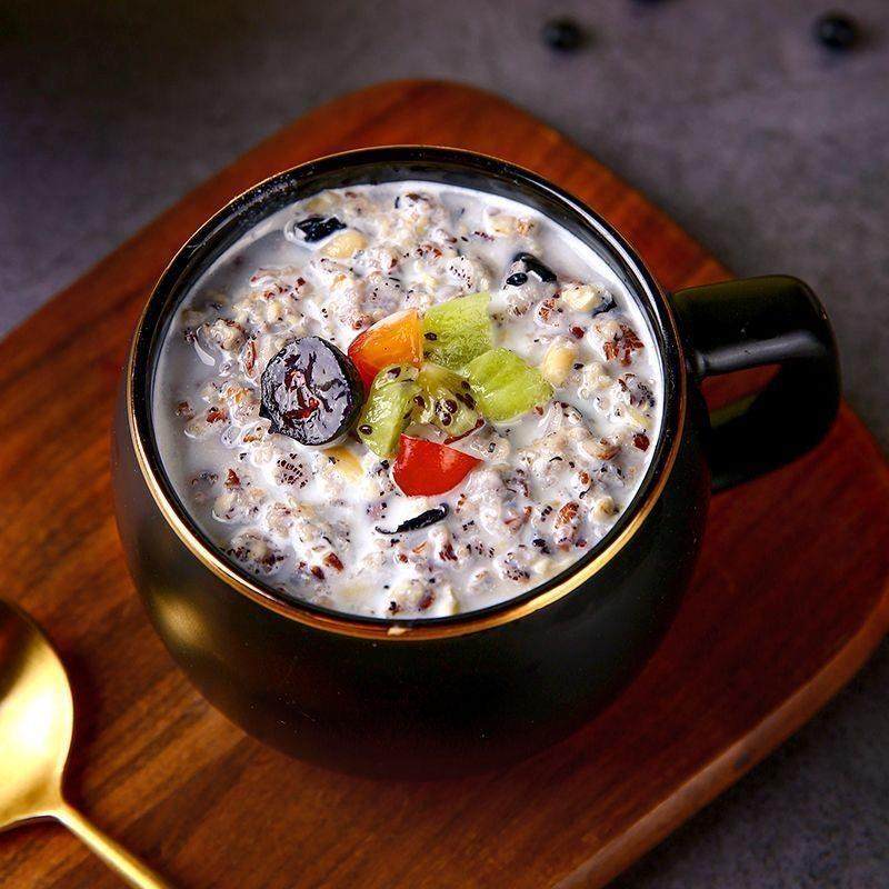 五黑谷物燕麦片杂粮芝麻黑麦混合懒人速食营养早餐代餐饱腹独立包,淘宝优惠券,粉丝福利购,淘宝优惠卷