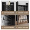 Weisheng door rear shelf floor abs005 hole plate sandwich ultra-thin entrance door gap bathroom extremely narrow