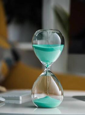 流沙瓶5-30分钟十分钟网红沙漏时间计时器儿童桌面创意摆件