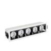 Embedded LED line light grille light spotlight high color rendering downlight living room corridor anti-glare track light wall washer light