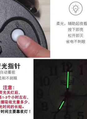 欧式复古大声机械打铃闹钟床头夜灯光静音懒人起床男女学生用闹表