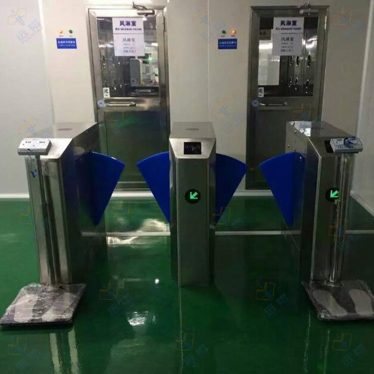 Electronic factory electrostatic instrument gate automatically releases electrostatic equipment with access control and attendance system equipment electrostatic wing gate