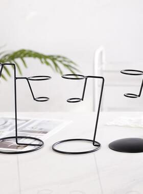 冰淇淋铁艺架甜筒蛋筒双头展示架铁架装饰摆设水果支架铁艺展示架