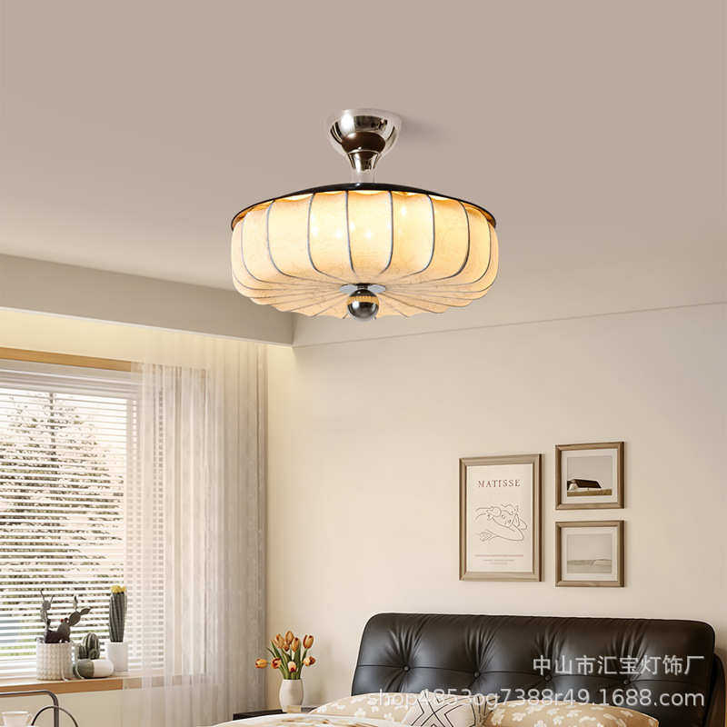 高级感奶油风主卧房书房护眼智能法式卧室吊灯现代简约创意吸顶,淘宝优惠券,粉丝福利购,淘宝优惠卷