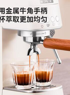 ZZUOM/左左摩 ST-511咖啡机家用小型半自动高压蒸汽打奶泡意式浓